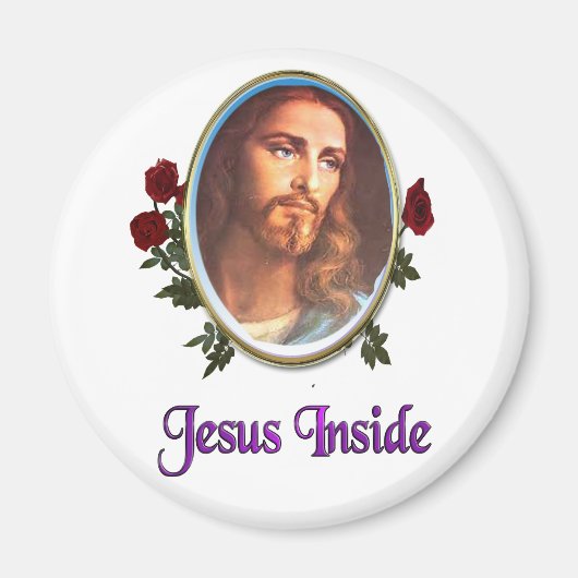 Jezus binnen magneet (Voorkant)