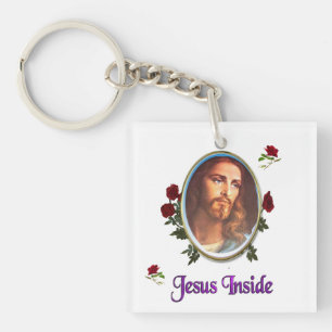 Jezus binnen sleutelhanger