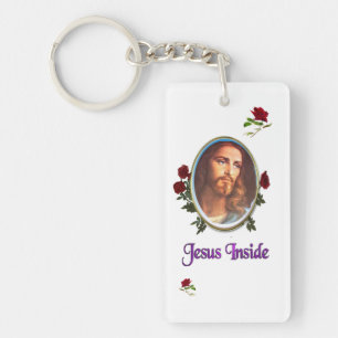 Jezus binnen sleutelhanger