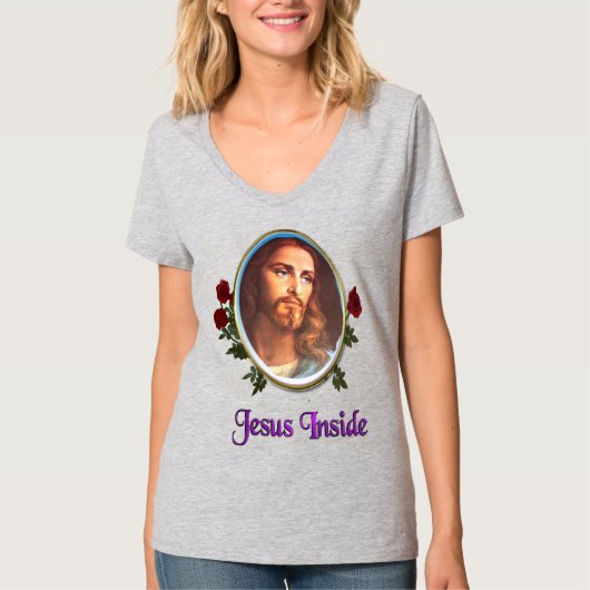 Jezus binnen t-shirt (Voorkant)