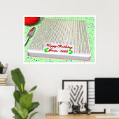 Jezus' Birthday Cake Poster (Thuiskantoor)