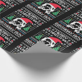 Jezus Birthday Ugly KerstSweater Cadeaupapier (Hoek)