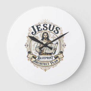 Jezus Blauwdruk Architect Plan Jezus Blauwdruk Boo Grote Klok
