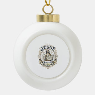Jezus Blauwdruk Architect Plan Jezus Blauwdruk Boo Keramische Bal Ornament