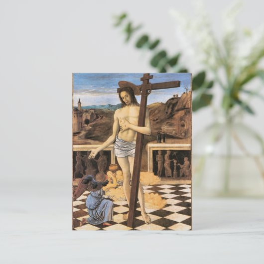 Jezus bloed van het religieuze Briefkaart van de v (Staand voorkant)