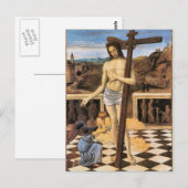 Jezus bloed van het religieuze Briefkaart van de v (Voorkant / Achterkant)