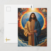 *~* Jezus Bloem Heal Aarde Universum AP50 Kosmisch Briefkaart (Voorkant / Achterkant)