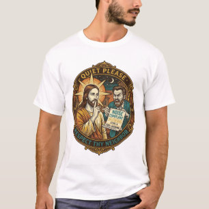 Jezus Boze Buur Geluidsoverlast Luid Feest Politie T-shirt