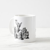 Jezus BRB lol shirt Koffiemok (Voorkant links)