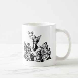 Jezus BRB lol shirt Koffiemok
