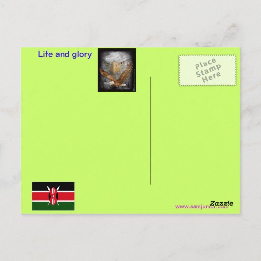 Jezus Briefkaart (Achterkant)