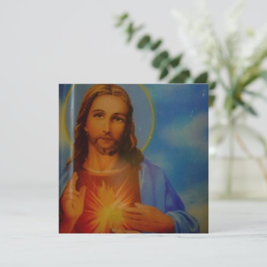Jezus briefkaart (Staand voorkant)