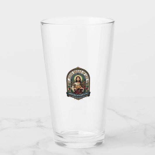 Jezus Brood Des Levens Jezus Brood Des Levens Bakk Glas (Voorkant)