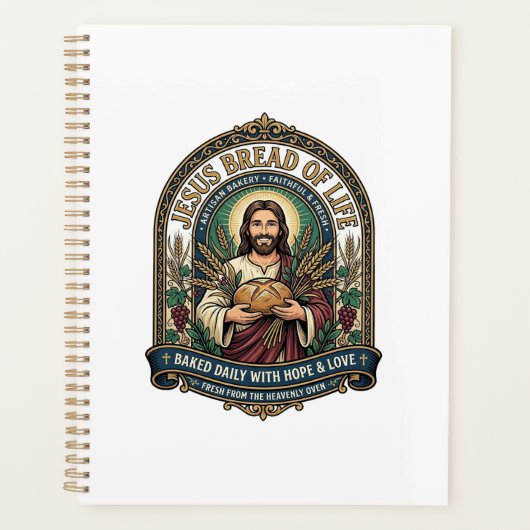Jezus Brood Des Levens Jezus Brood Des Levens Bakk Planner (Voorkant)