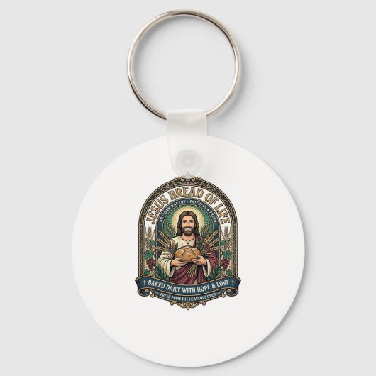 Jezus Brood Des Levens Jezus Brood Des Levens Bakk Sleutelhanger (Voorkant)