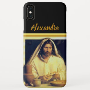 Jezus brood met Matthew 14-13 gouden streep Case-Mate iPhone Case