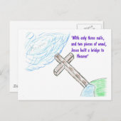 Jezus brug briefkaart (Voorkant / Achterkant)
