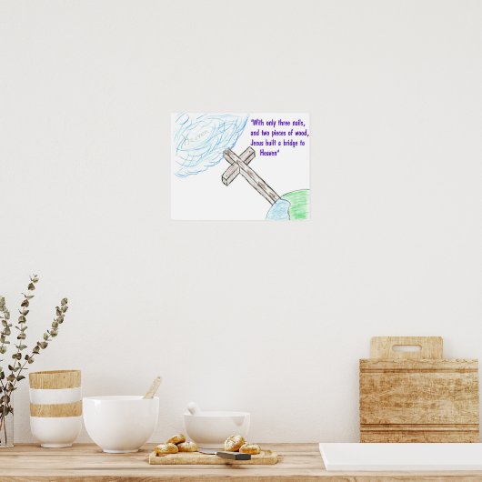 Jezus brug poster (Keuken)