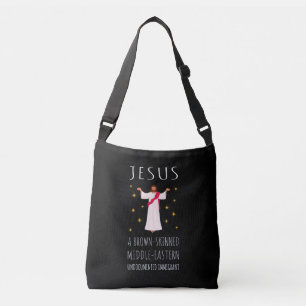 Jezus Bruine Ongedocumenteerde Immigrant I Crossbody Tas