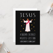 Jezus Bruine Ongedocumenteerde Immigrant Kaart (Voorkant / Achterkant in situ)