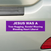 Jezus bumper sticker (Op auto)