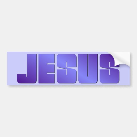 Jezus Bumpersticker (Voorkant)
