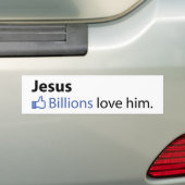 Jezus Bumpersticker (Op auto)