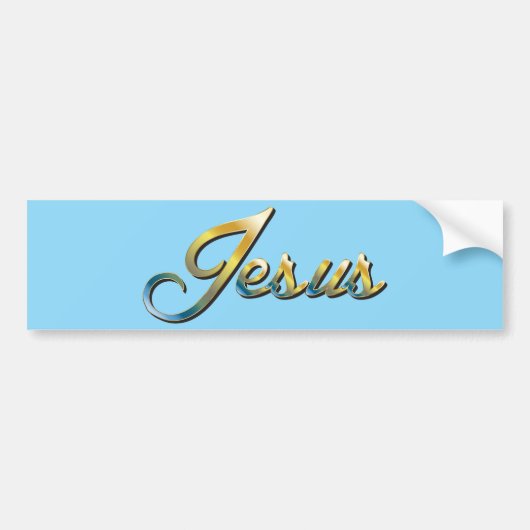 Jezus bumpersticker (Voorkant)