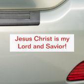 Jezus. Bumpersticker (Op auto)