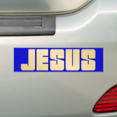 Jezus Bumpersticker (Op auto)