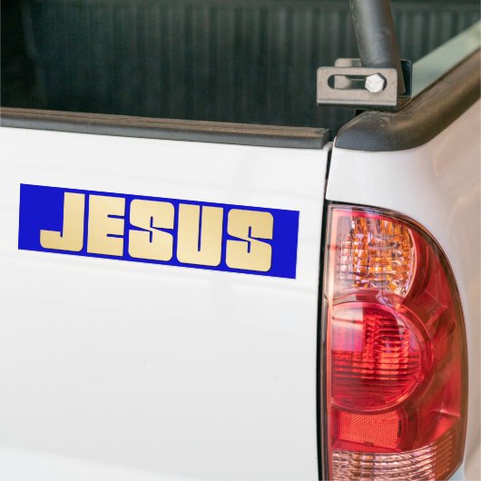 Jezus Bumpersticker (Op Truck)