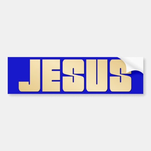 Jezus Bumpersticker (Voorkant)