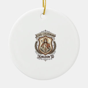  Jezus Burgerskap Koninkrijk ID Jezus Burgerskap V Keramisch Ornament