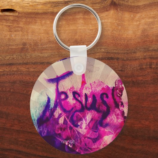 Jezus! Button Sleutelhanger (Achterkant)