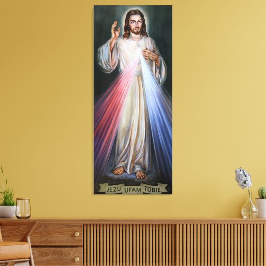 Jezus Canvas Afdruk (Insitu (Woonkamer))