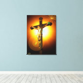 Jezus Canvas Afdruk (Insitu (Houten vloer))