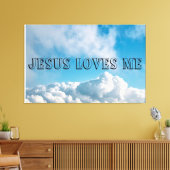 Jezus Canvas Afdruk (Insitu (Woonkamer))