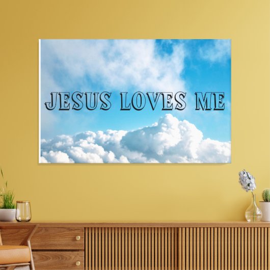 Jezus Canvas Afdruk (Insitu (Woonkamer))