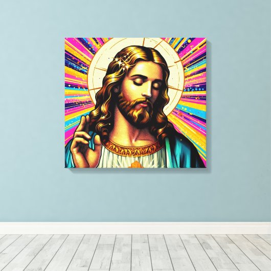 Jezus canvas kunst! (Insitu (Houten vloer))