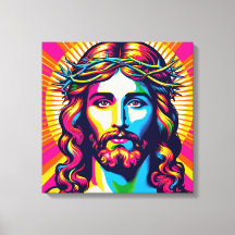 Jezus canvas kunst!
