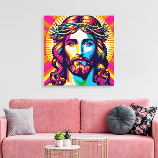 Jezus canvas kunst! (Insitu (Woonkamer))