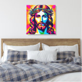 Jezus canvas kunst! (Insitu (Slaapkamer))