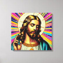 Jezus canvas kunst!