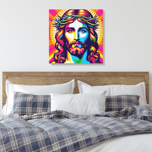 Jezus canvas kunst! afdruk (Insitu (Slaapkamer))