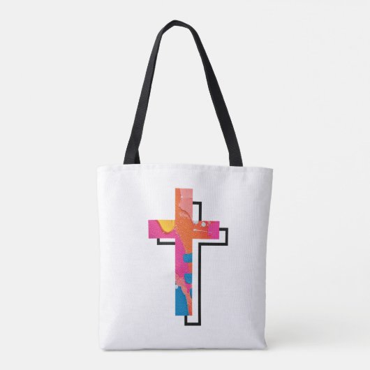 Jezus Canvas tas voor vrouwen (Achterkant)