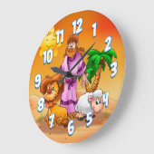 Jezus cartoon klok kinder kamer (Hoek)