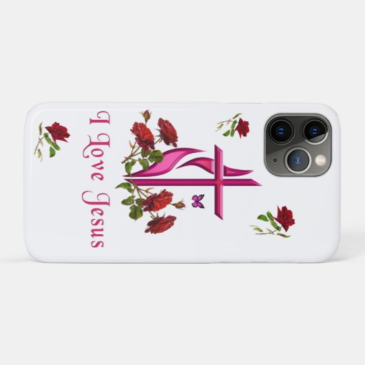 Jezus Case-Mate iPhone Case (Achterkant (horizontaal))