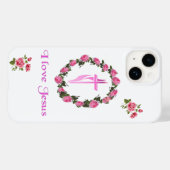 Jezus Case-Mate iPhone Case (Achterkant (horizontaal))