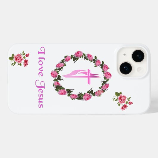 Jezus Case-Mate iPhone Case (Achterkant (horizontaal))