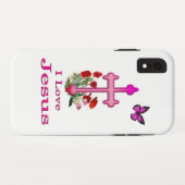 Jezus Case-Mate iPhone Case (Achterkant (horizontaal))